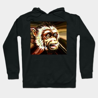 Scary crazy ape monkey Hoodie